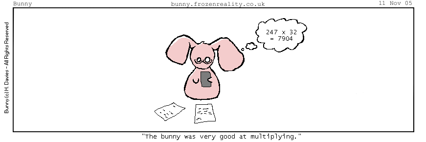 supermathimatical bunny - guest by moony
