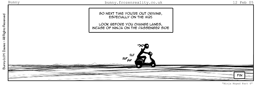 ninja dude on a moped pt6