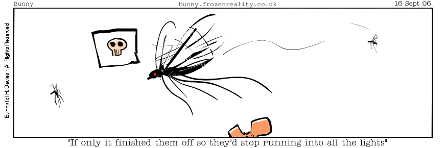 death flutters by