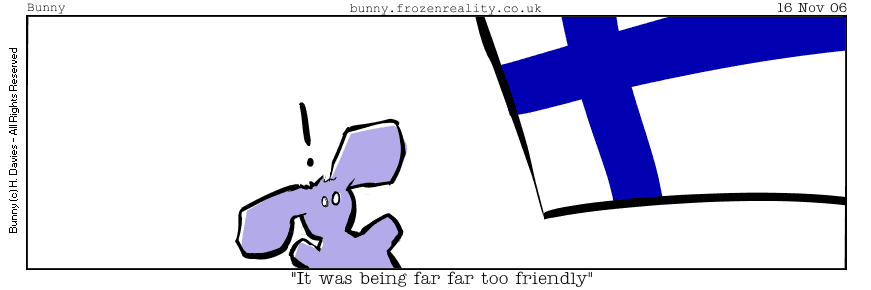 blue bunny vs the finnish flag