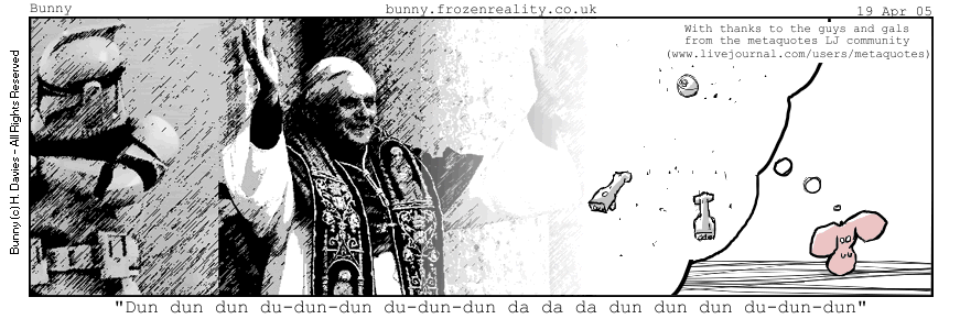 a few days ago, in a vatican far far away