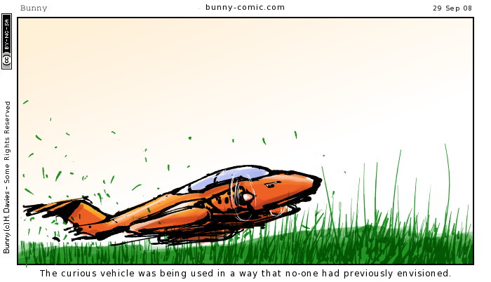 wing in grass effect